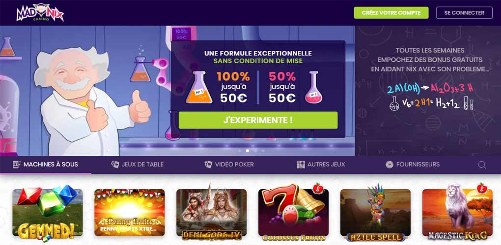 Madnix Casino avis