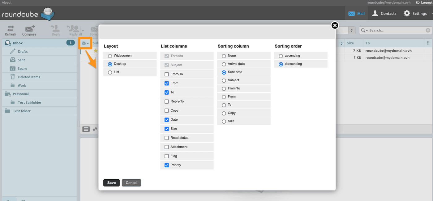 OVH Roundcube : accéder au webmail, configurer sa boîte et migrer ses e-mails