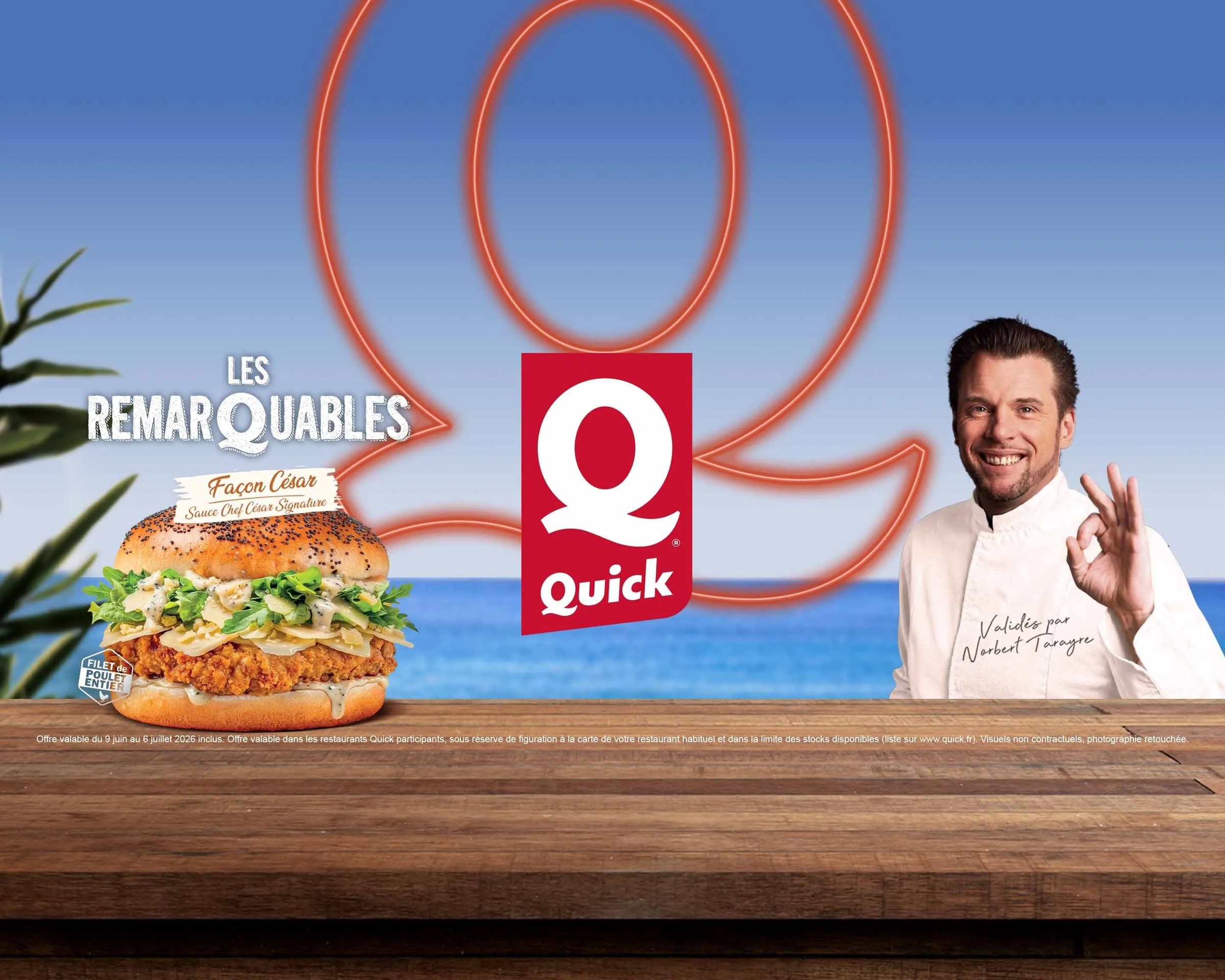 Quick menu 2026 : la carte, les prix et comment commander